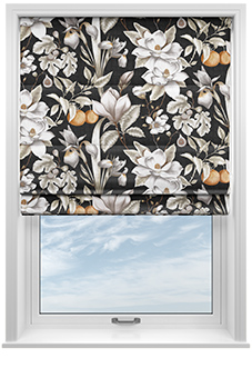 Lavish, Noir - Twist&Fit Roman Blind